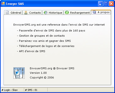 Logiciel envoi SMS