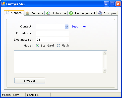 SMS Logiciel